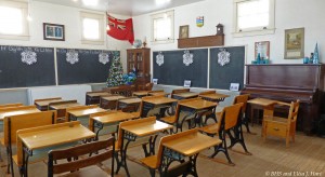 19. school decorated for Christmas - ejh
